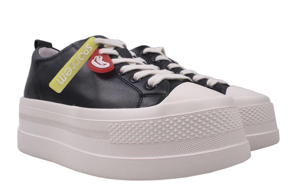 Туфли спорт Berkonty женские из кожи р. 38 Черный (199-9DTC)