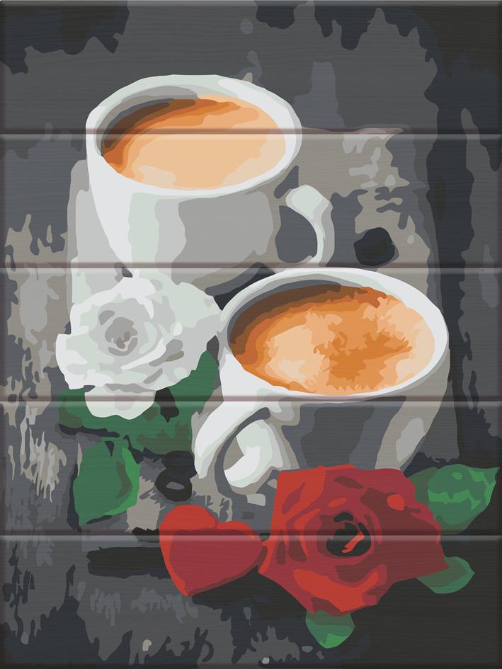 Картина по номерам ArtStory Кофе для двух 30x40 см (ASW170)