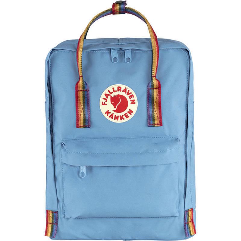 Городской рюкзак Fjallraven Kanken Rainbow Air Blue/Rainbow Pattern (23620.508-907)