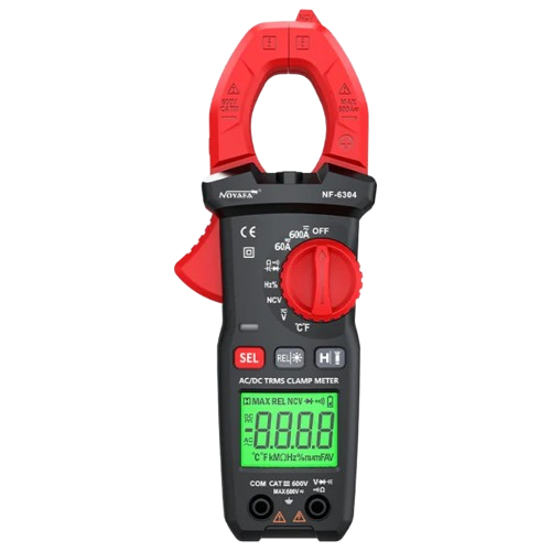 Мультиметр-клещи Noyafa NF-6304 LCD 1.5В/AAA до 600V (36522474)