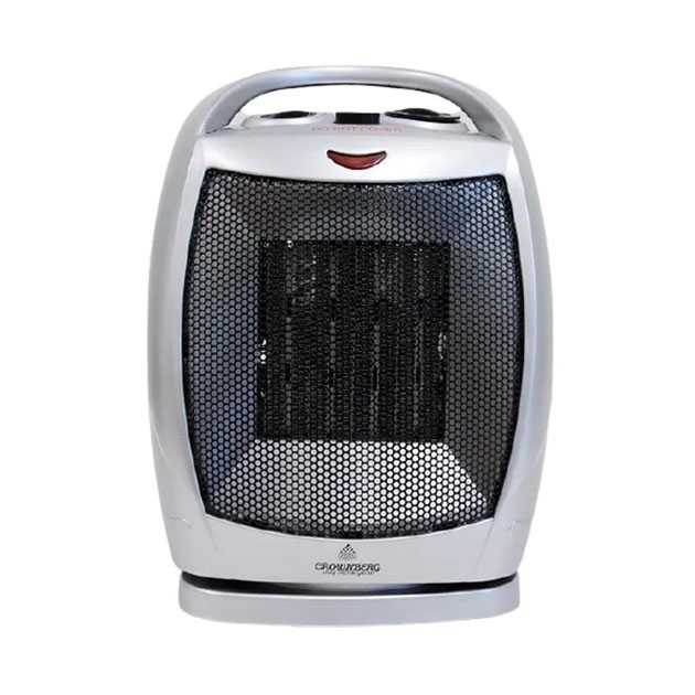 Тепловентилятор керамический Crownberg CB-7749 с функцией вращения 1500 Вт (29714187)