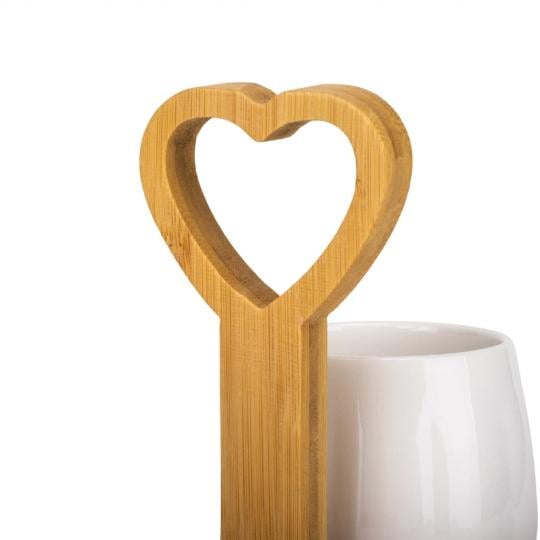 Набор кружок Elisey Дуэт керамических с бамбуковой подставкой 230 мл Белый (135-81-9184-007) - фото 4 Набор кружок Elisey Дуэт керамических с бамбуковой подставкой 230 мл Белый (135-81-9184-007) - фото 4