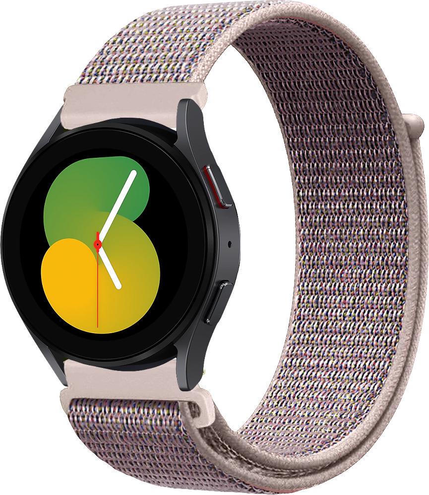 Ремінець нейлоновий Sport Loop для Galaxy Watch 5 40 мм Grey Pink (29570-06)