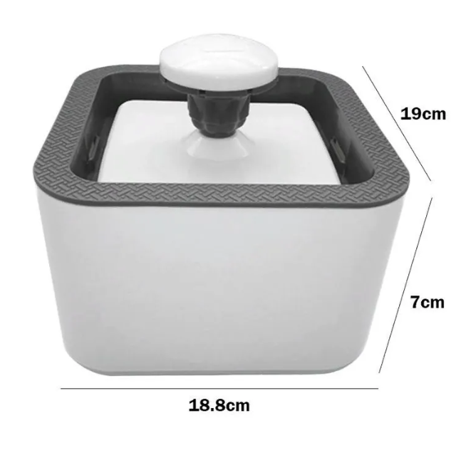 Поїлка автоматична Фонтан із фільтром для собак і котів 2,5 л USB (Е500025) - фото 8