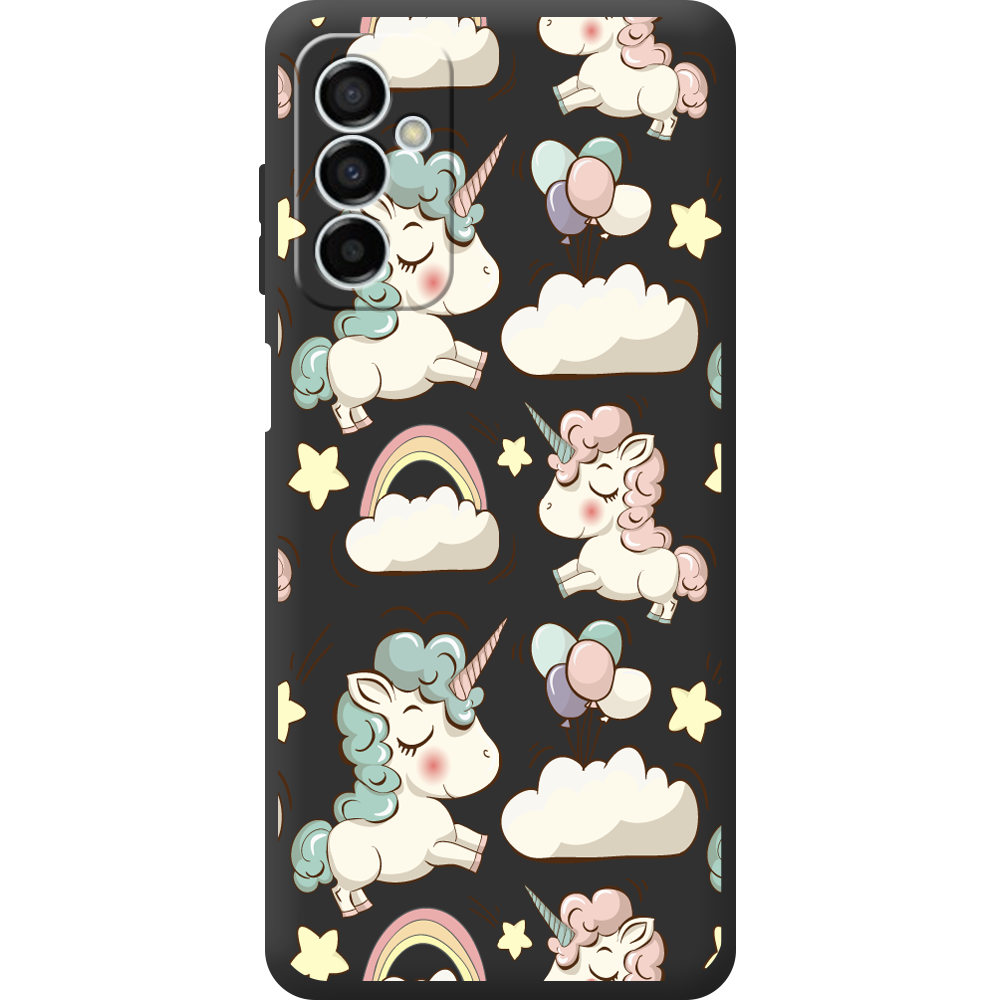 Чехол BoxFace Samsung Galaxy M23 5G (M236) Unicorns Черный силикон (44471-cc2-44481) Чехол BoxFace Samsung Galaxy M23 5G (M236) Unicorns Черный силикон (44471-cc2-44481)