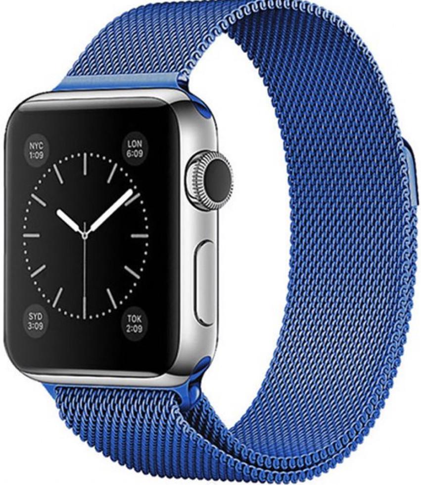 Металевий ремінець Apple Milanese Loop for Apple Watch 42/44/45/49 mm, Blue (HC)
