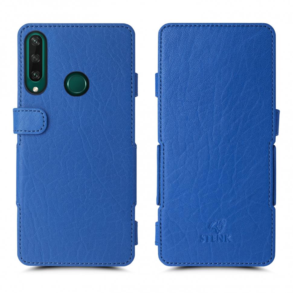Чехол книжка Stenk Prime для Huawei Y6P Ярко-синий (66963)