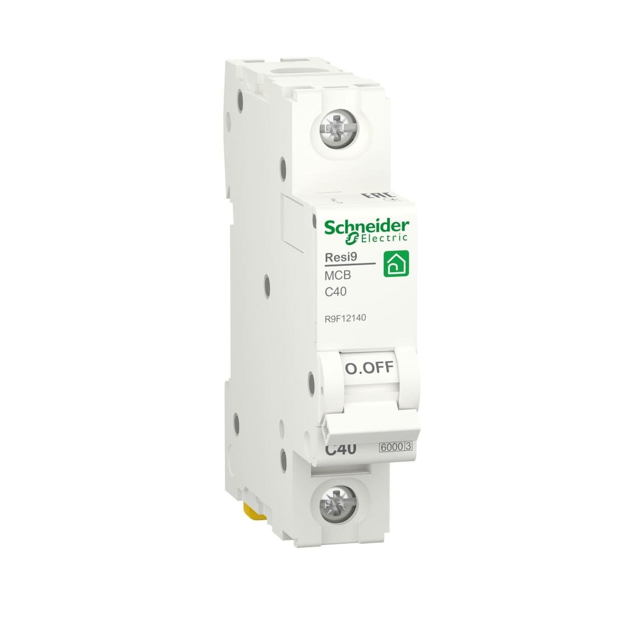 Автоматический выключатель Schneider Electric 40А 6 kA 1 полюс тип C R9F12140 Resi9 (42726) Автоматический выключатель Schneider Electric 40А 6 kA 1 полюс тип C R9F12140 Resi9 (42726)