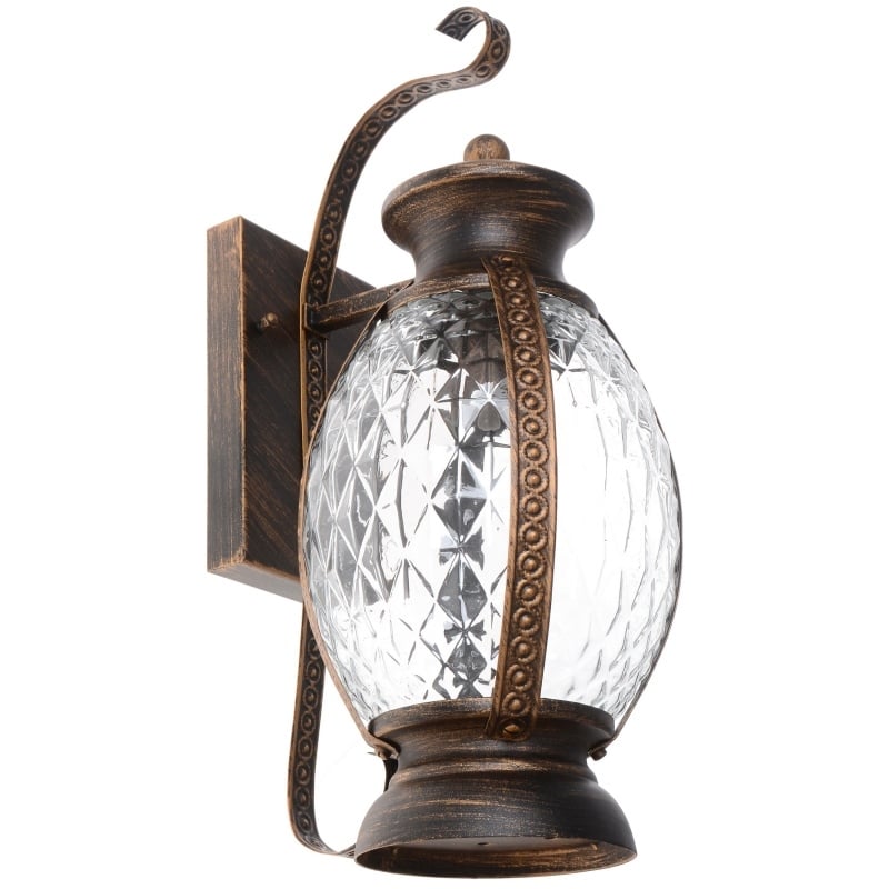 Светильник фасадный Brille GL-99 A BK/G (34-050)