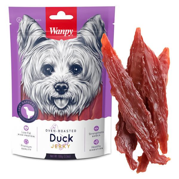 Лакомство для собак Wanpy Duck Jerky 0,1 кг