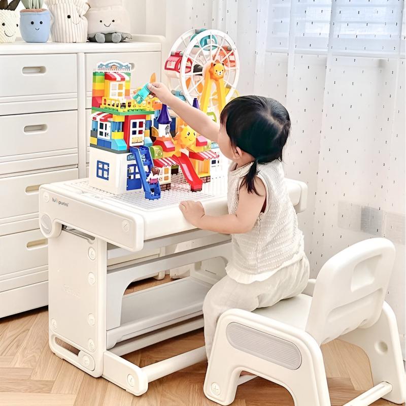 Детский столик Lumpurini Paoletta7в1 со стульчиком/мольбертом/доской для конструирования/игр с водой (e5765f87) - фото 6 Детский столик Lumpurini Paoletta7в1 со стульчиком/мольбертом/доской для конструирования/игр с водой (e5765f87) - фото 6