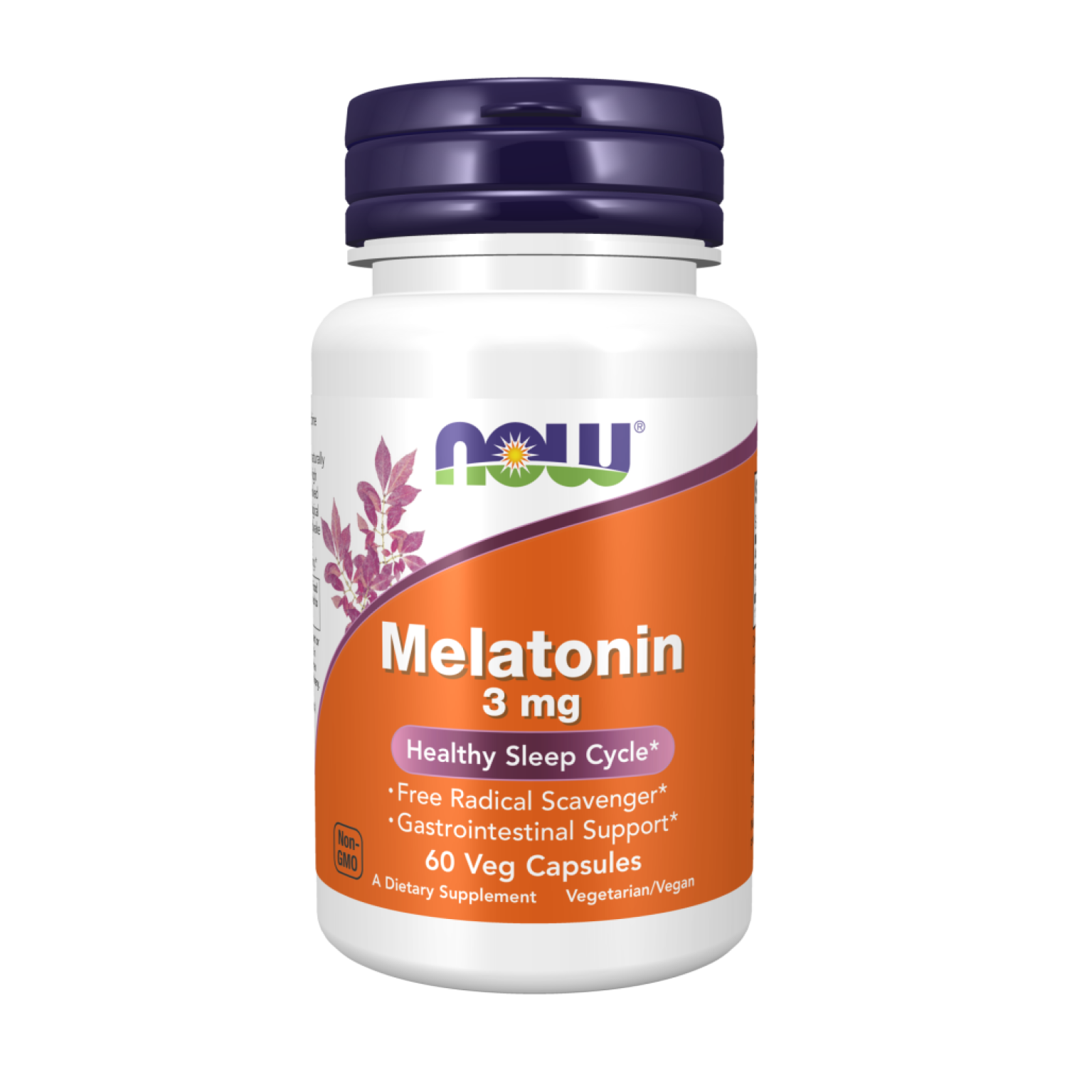 Диетическая добавка Now Melatonin 3 мг 60 капсул