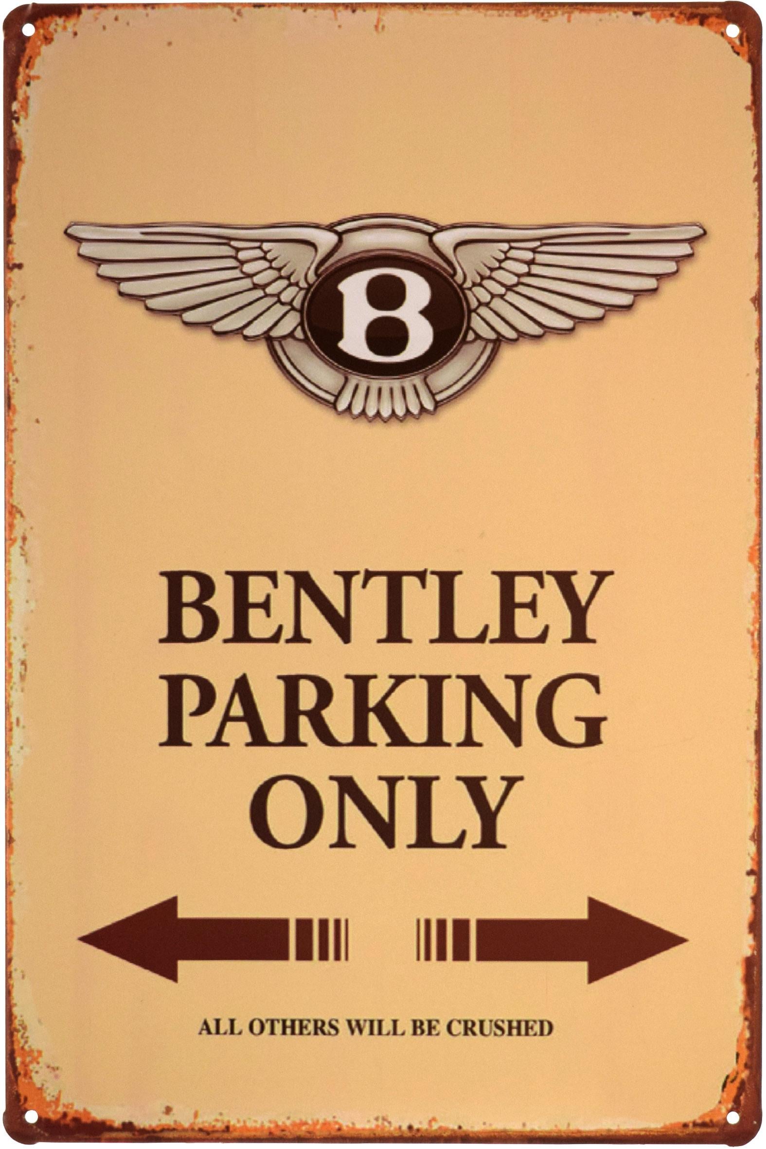 Табличка металева Bentley Parking Only 20x30 см