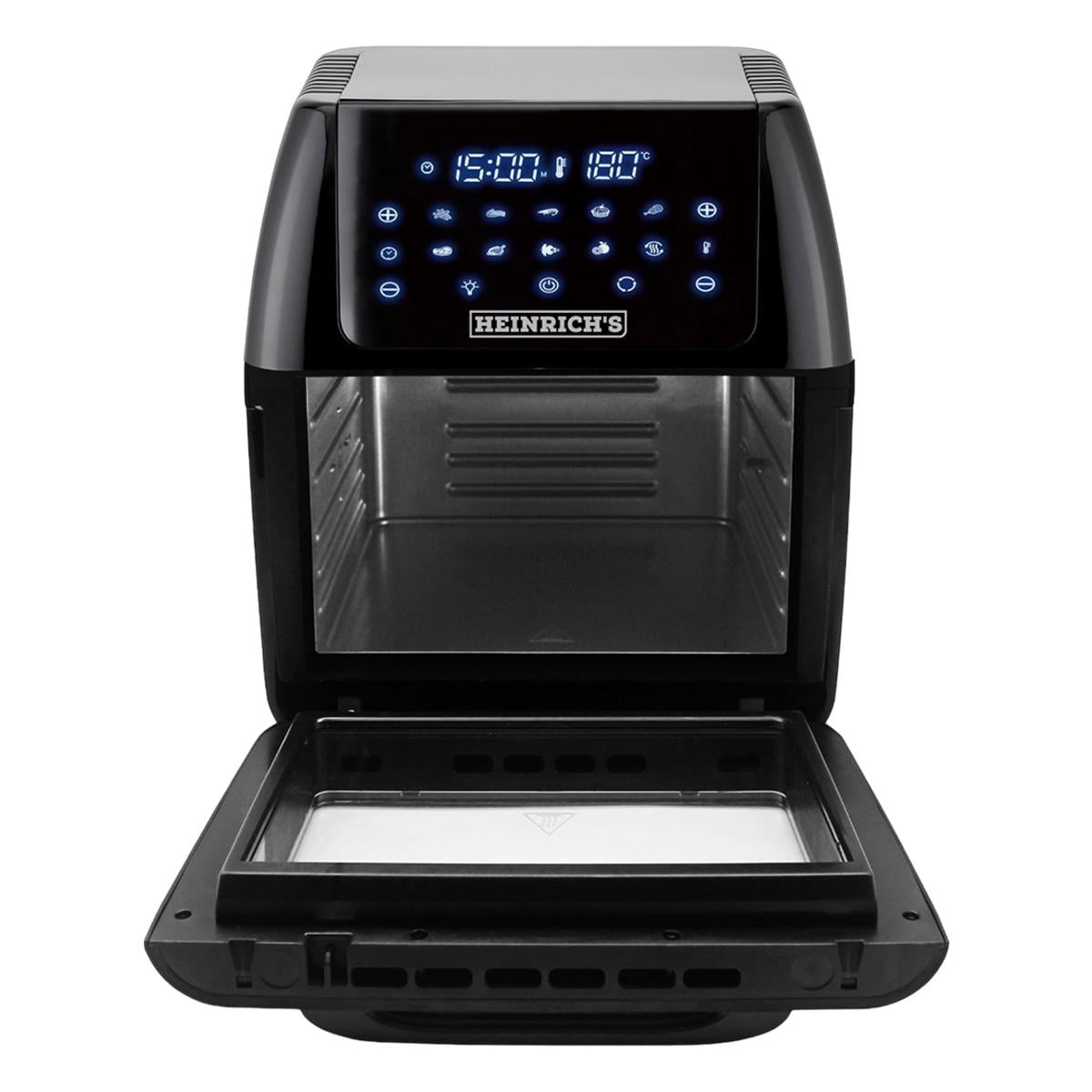 Мультипечь Heinrich's HFR 8206 12 л 1800 Вт безмасляная Черная