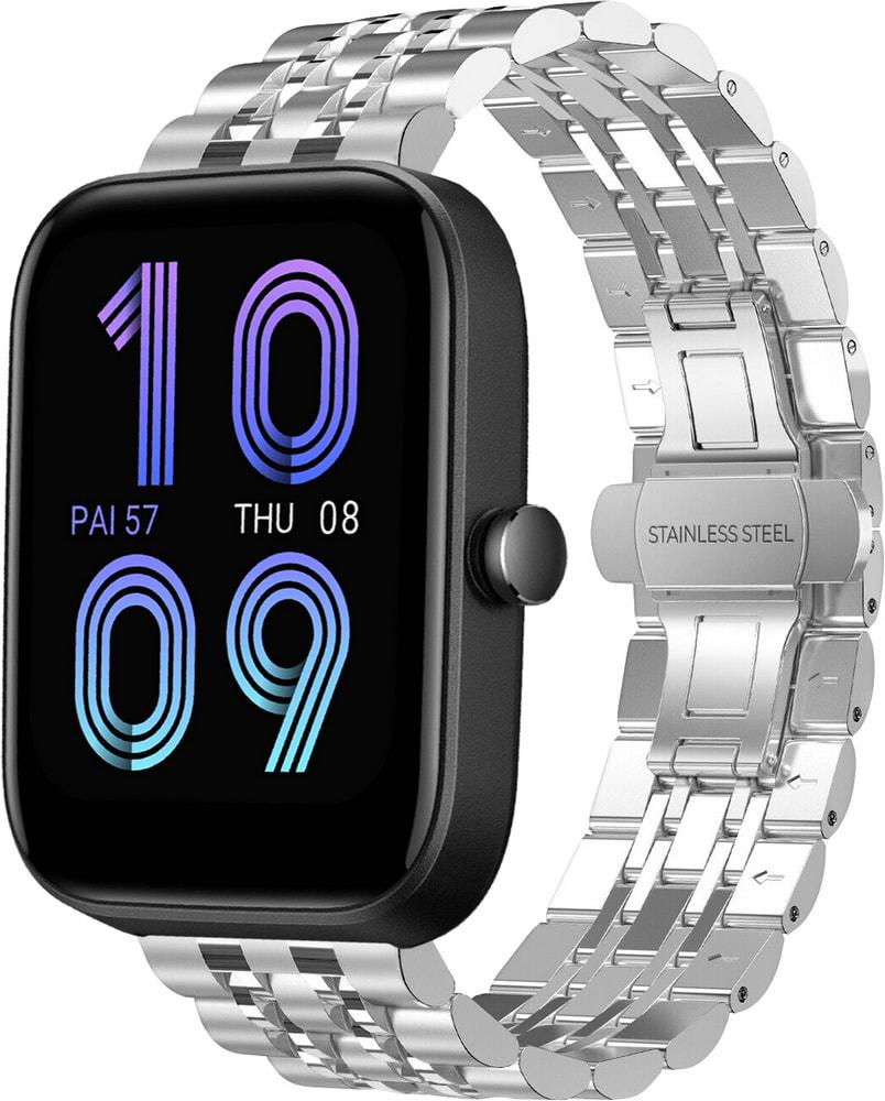 Браслет металлический Spinye для Amazfit Bip 3/Pro Silver (29168-59)