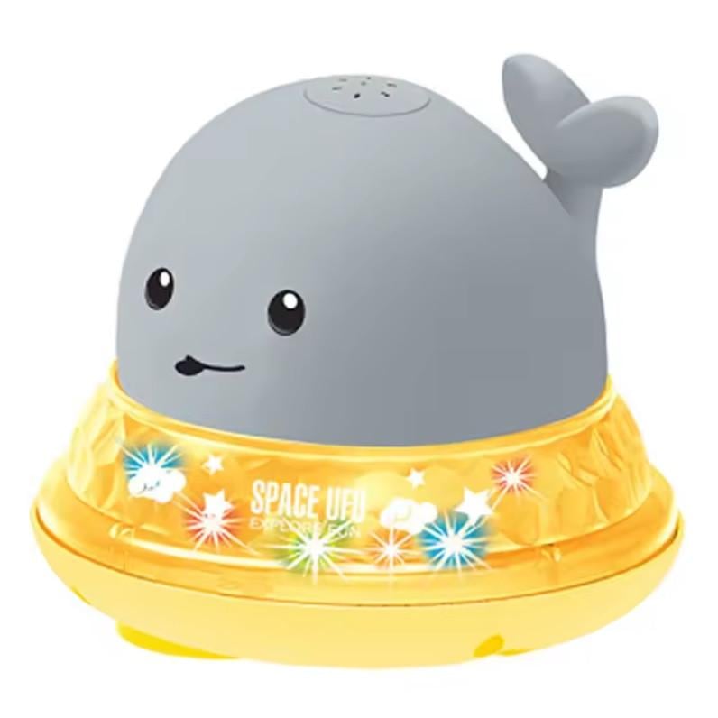 Игрушка для ванной RIAS Whale Fountain Кит с фонтаном музыкальный Grey (3_06141)