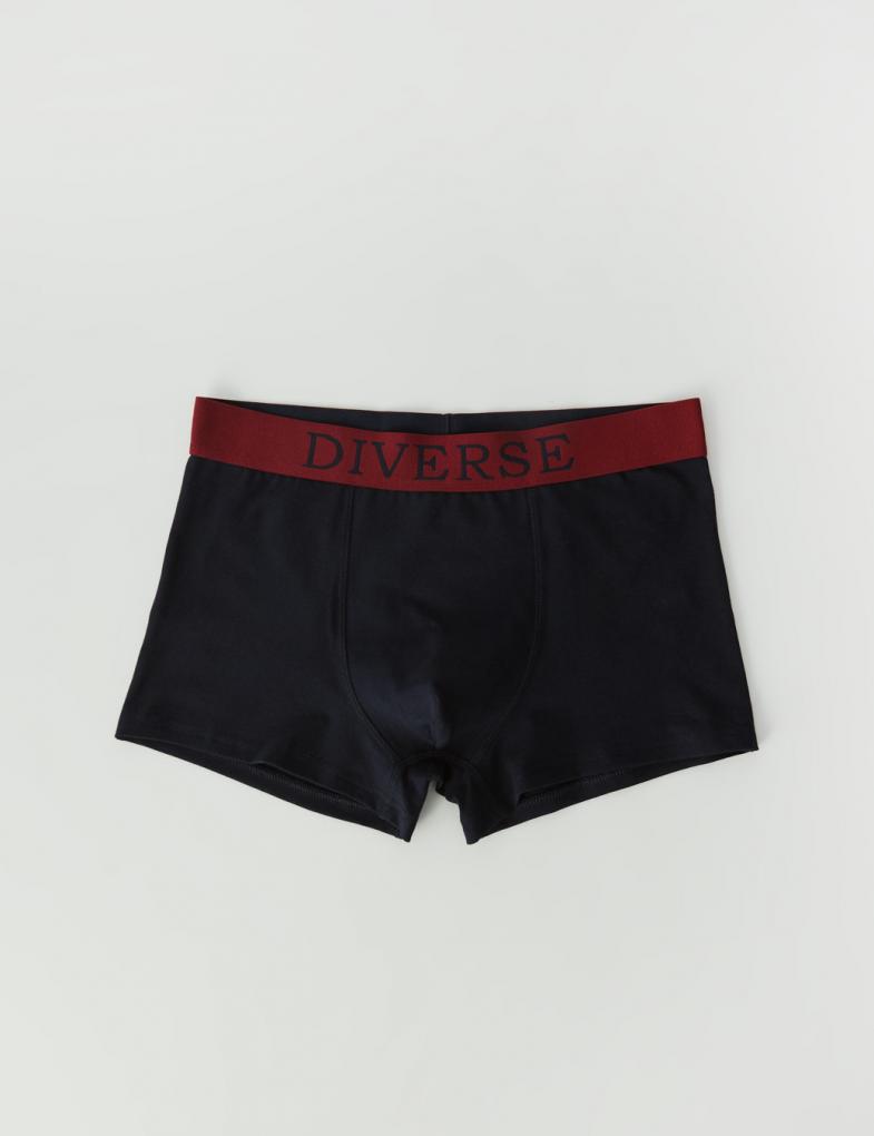 Набор трусов боксеров мужских Diverse DYSY 2 шт. M Бургунди/Темно-синий (5902598960207) - фото 2