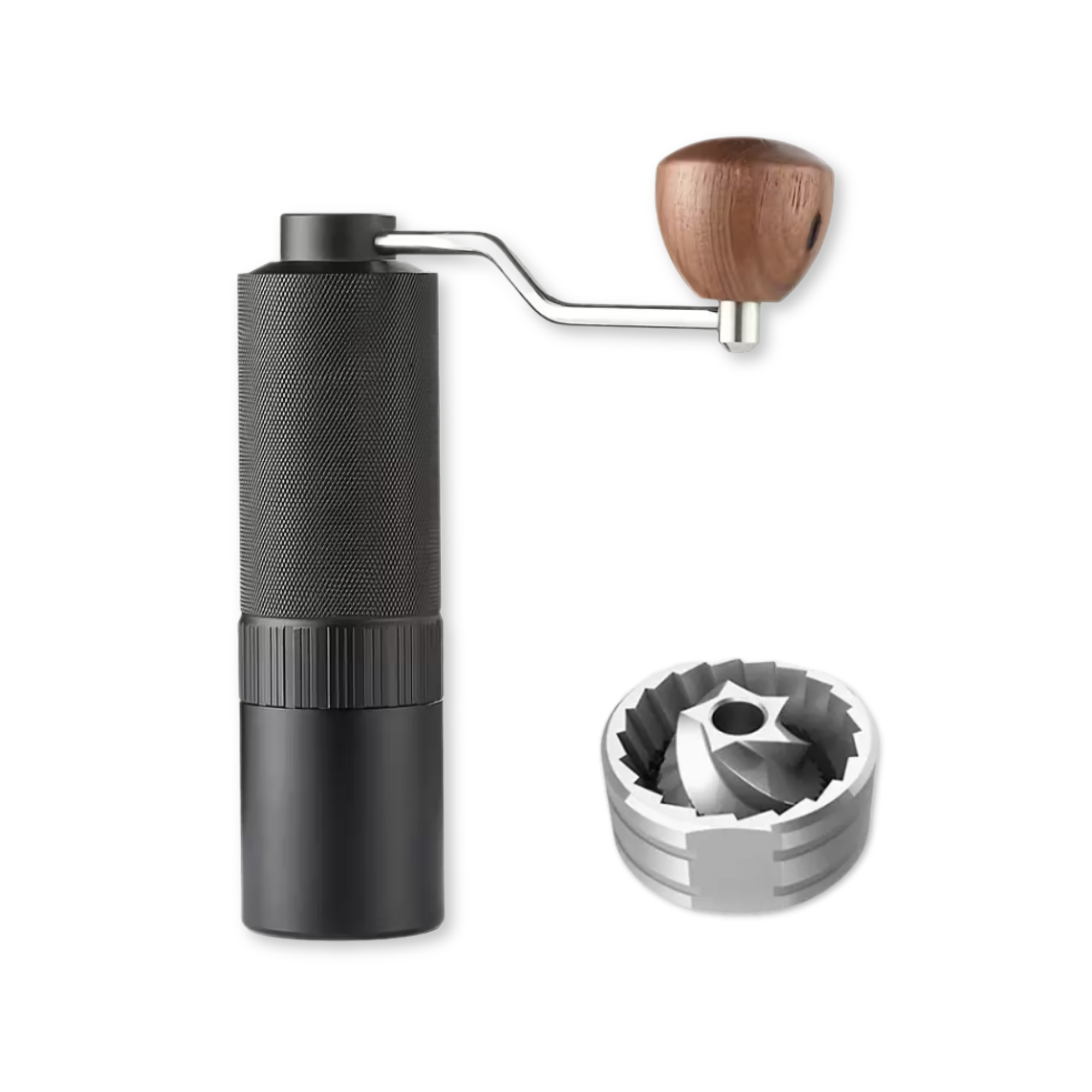 Кофемолка ручная с регулировкой помола и подшипниками металлическая (7026)