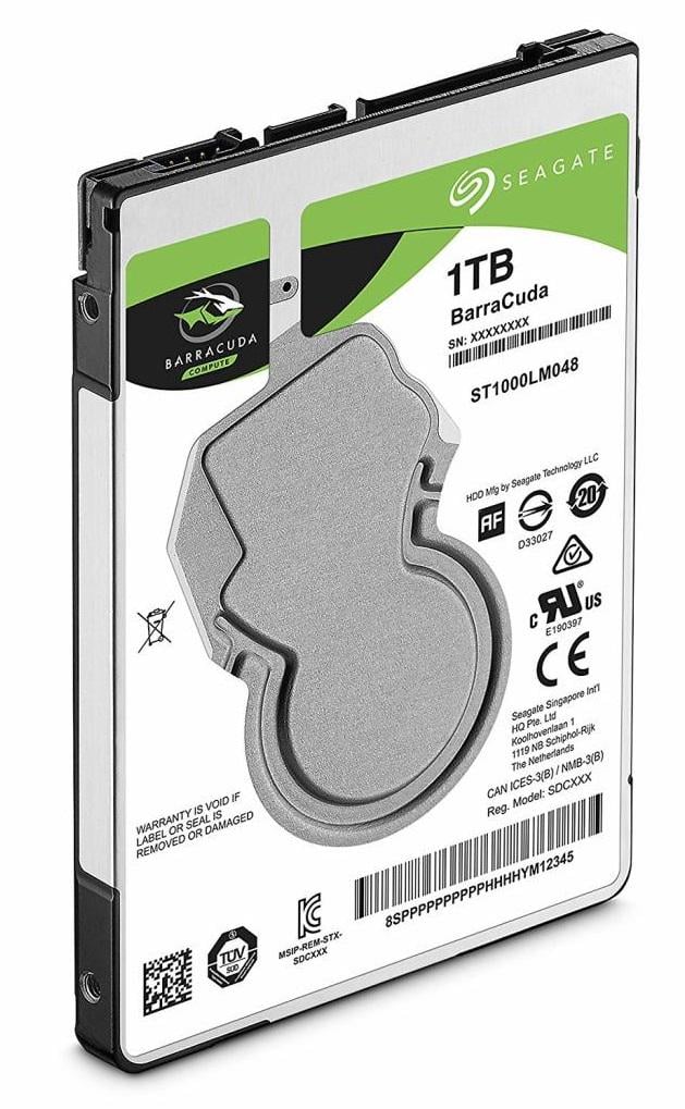 Жорсткий диск Seagate BarraCuda HDD 2,5" SATA 1TB 5400rpm/128MB (ST1000LM048) - фото 3 Жорсткий диск Seagate BarraCuda HDD 2,5" SATA 1TB 5400rpm/128MB (ST1000LM048) - фото 3