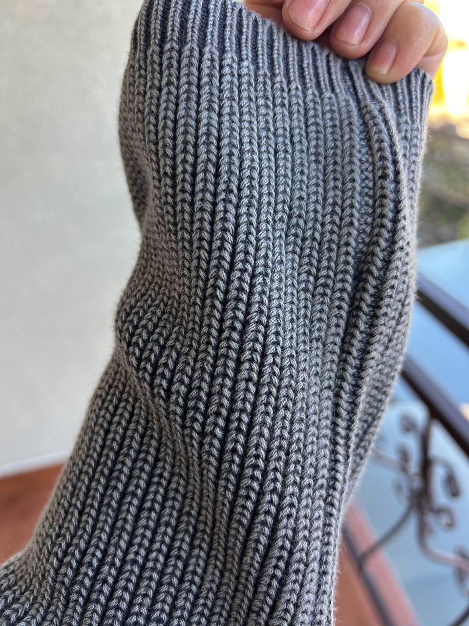 Светр жіночий A-N 875 варка в'язка OS Графітовий (3165) - фото 4 Светр жіночий A-N 875 варка в'язка OS Графітовий (3165) - фото 4