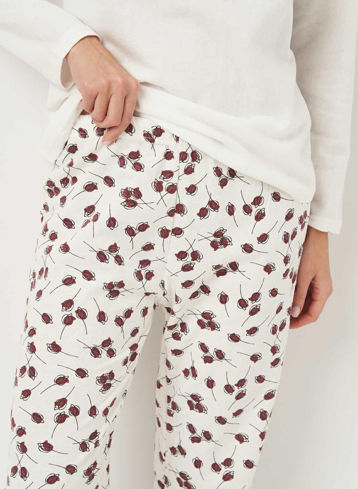 Піжама Carla Mara 4080-1010x01 жіноча XL Білий - фото 7 Піжама Carla Mara 4080-1010x01 жіноча XL Білий - фото 7