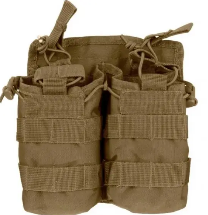 Сумка-подсумок для 2-х магазинов Mil-Tec Open 13497019 Койот (NA005482)
