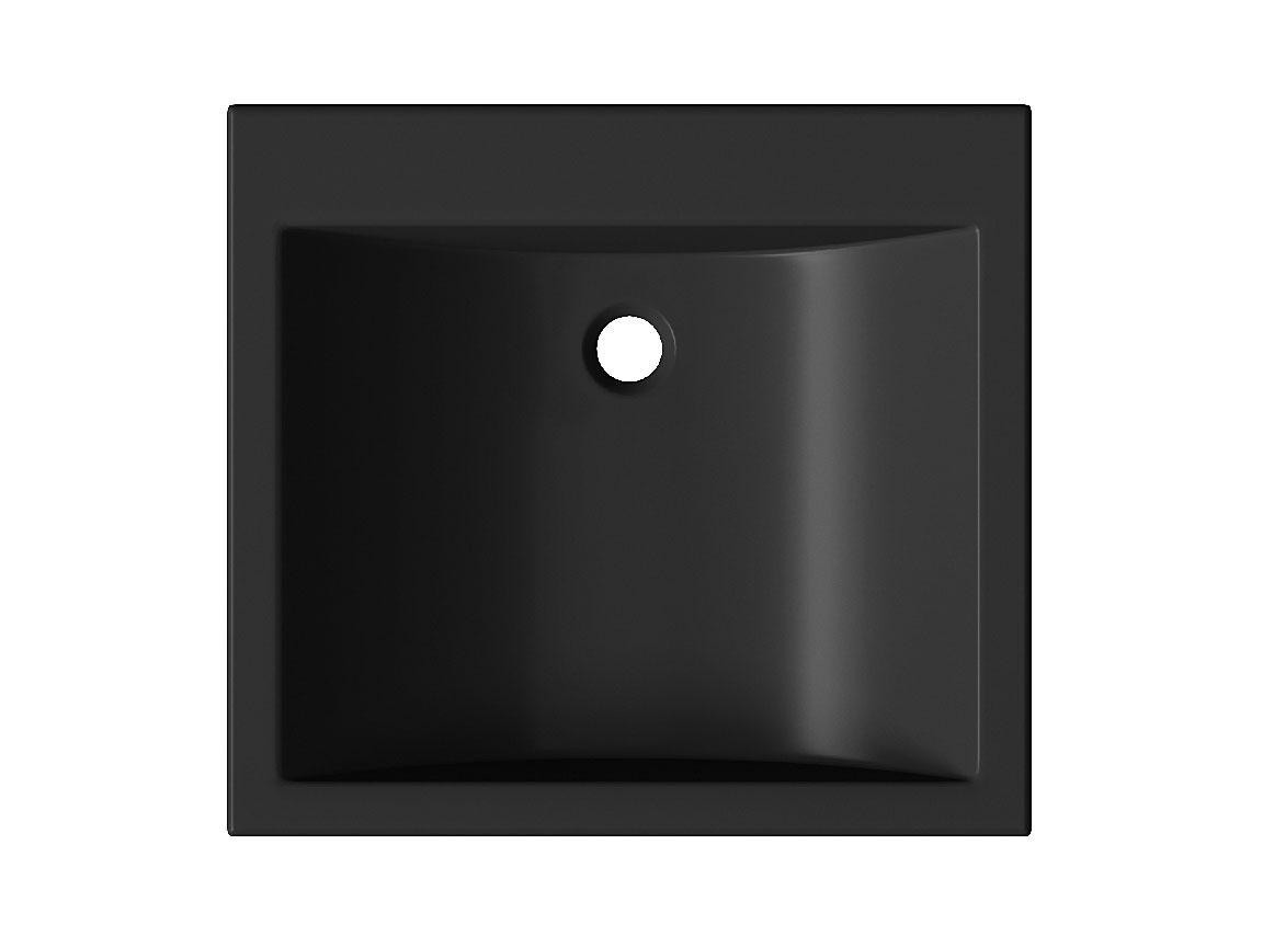 Умывальник накладной Luxor Skay Low 50 см Black (35626128)