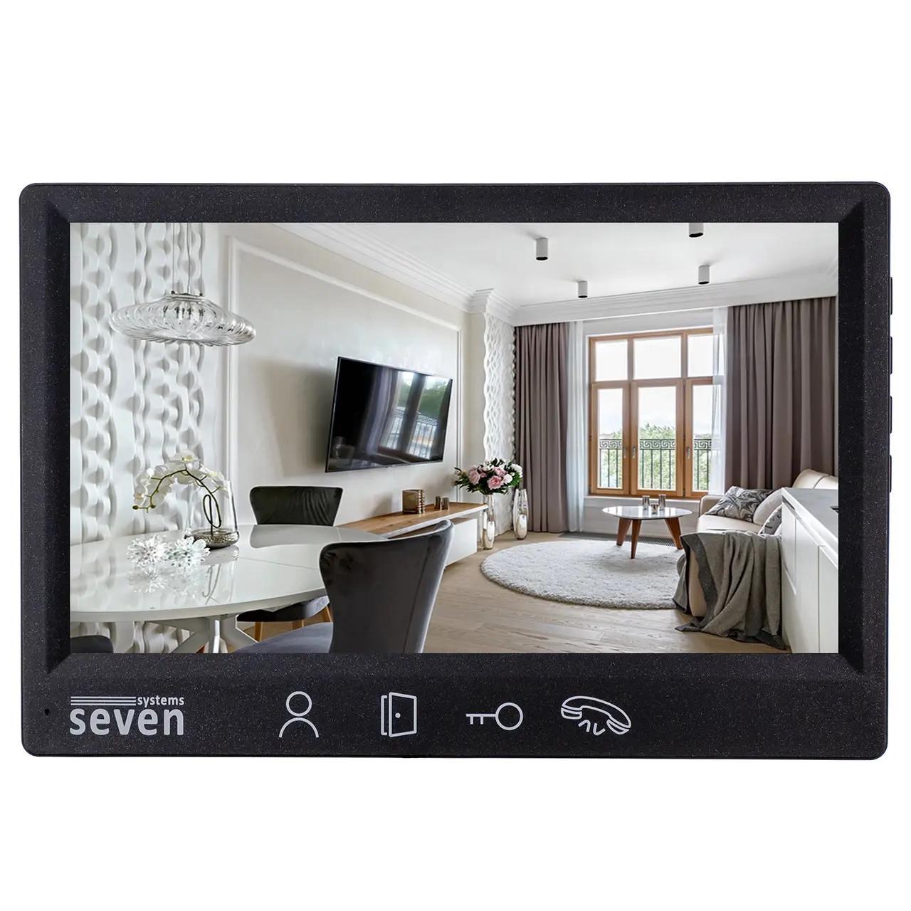 Відеодомофон SEVEN DP–7571 FHD 7" Black (25198610) Відеодомофон SEVEN DP–7571 FHD 7" Black (25198610)