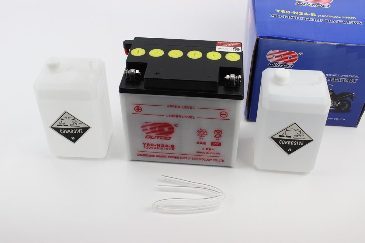 Акумулятор кислотний 12V 24Ah Y60-N24-A 184x124x175 мм (348154)
