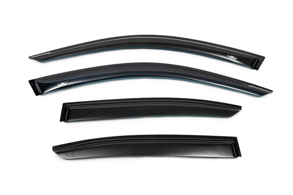 Ветровики SD HIC для BMW 3 серия F-30/31/34 2012-2019 гг. поликарбонат Черный