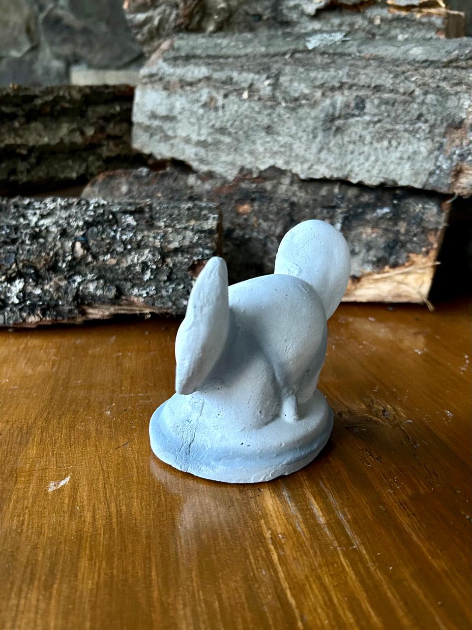 Садова фігура/статуетка Попа з вухами з цементу ручна робота 11 см (63600) - фото 5 Садова фігура/статуетка Попа з вухами з цементу ручна робота 11 см (63600) - фото 5