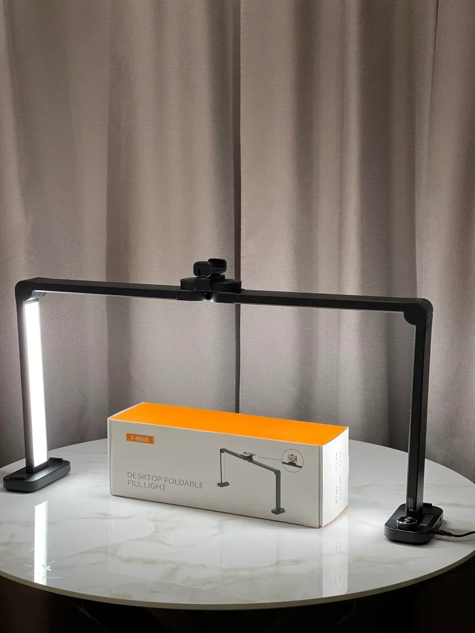 Настольная лампа-трансформер бестеневая F-800E Черный