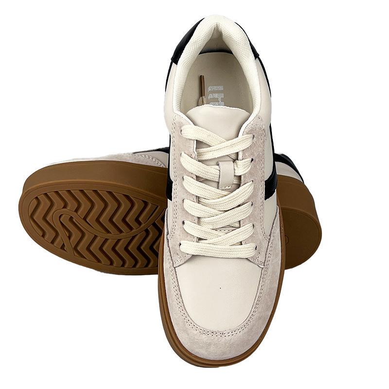 Кеды женские кожаные на платформе 7001-1р. 36 23 см Бежевый - фото 1 Кеды женские кожаные на платформе 7001-1р. 36 23 см Бежевый - фото 1