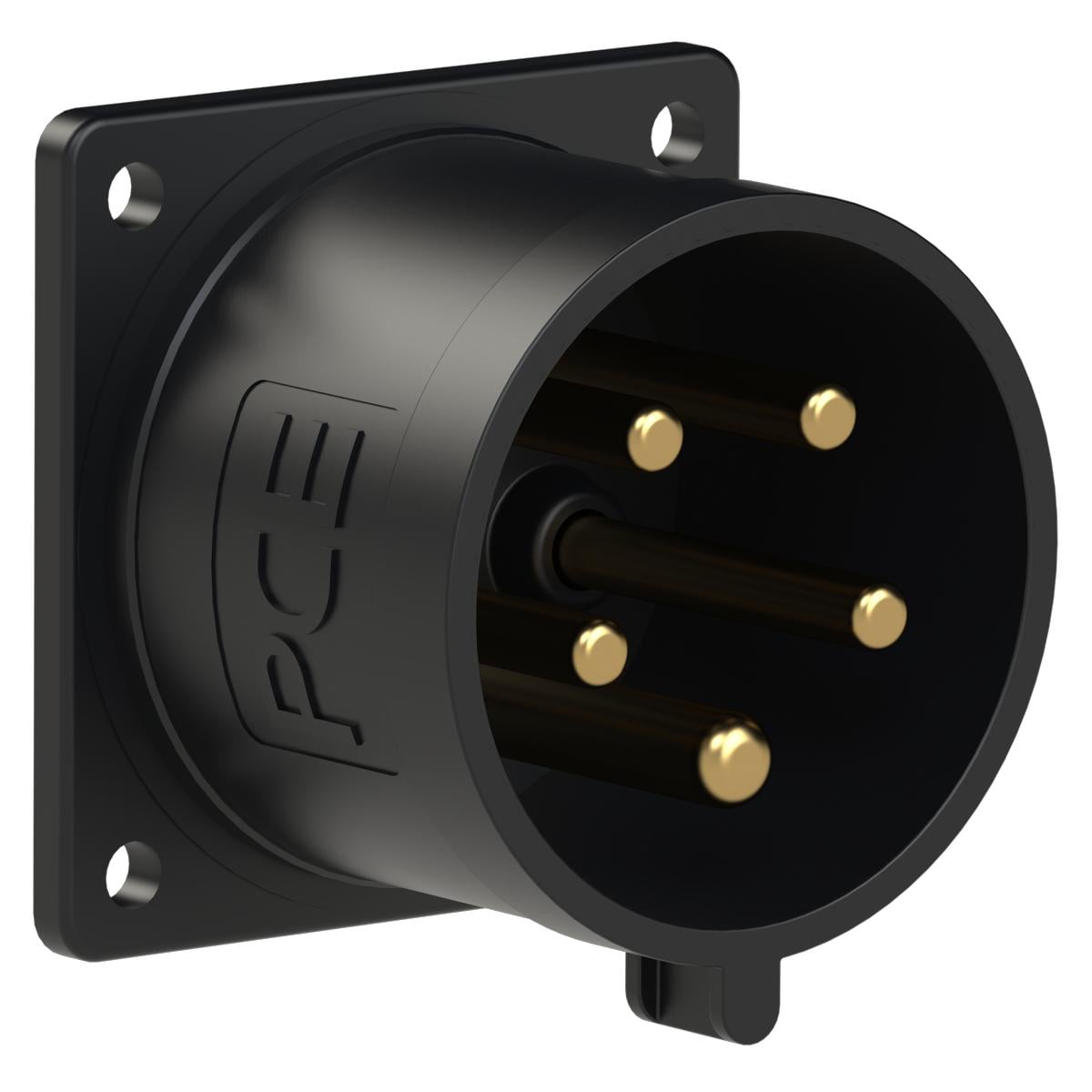 Силова вилка вбудована PCE 3P+N+E IP44 32A 400V (625-6x)