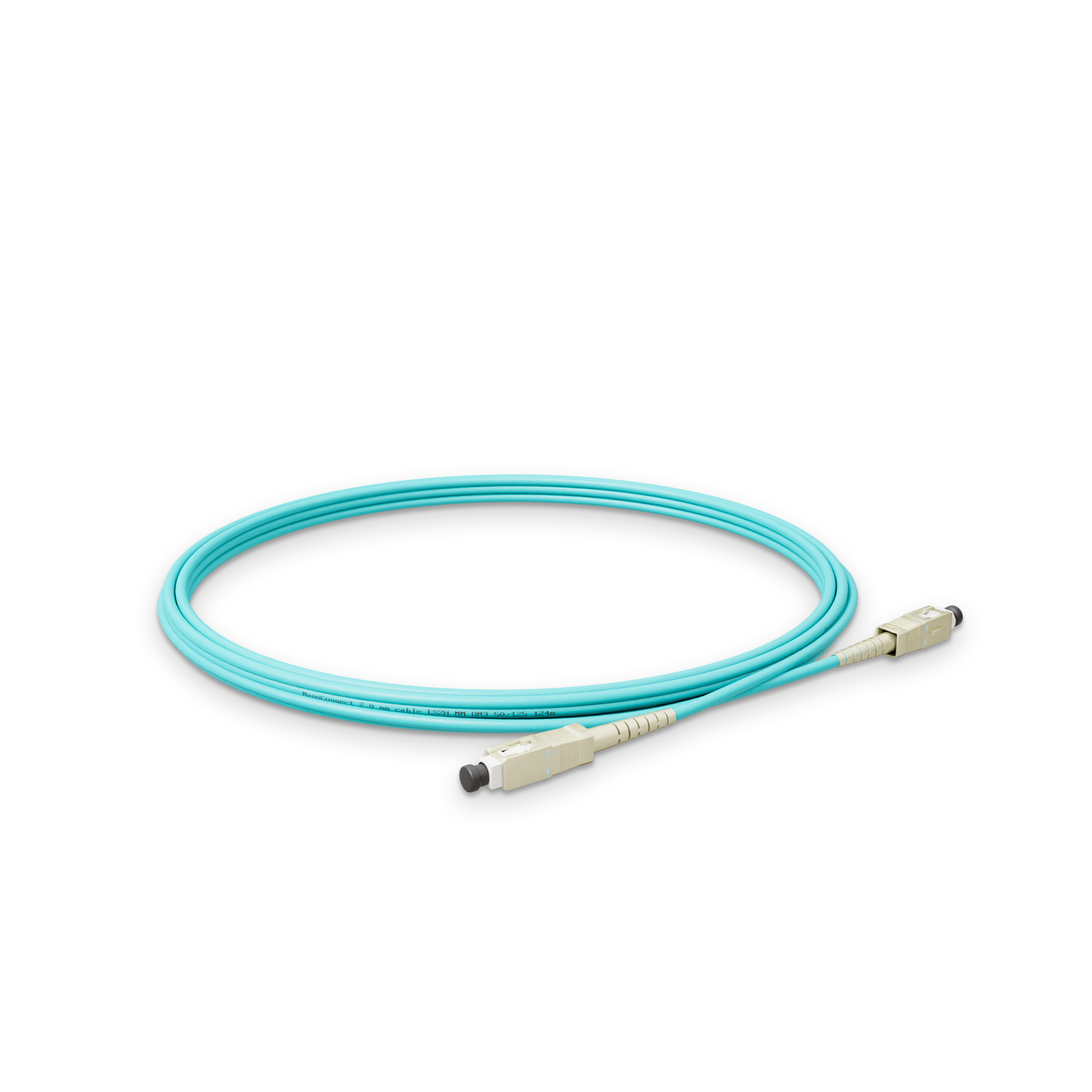 Патч-корд оптический Simplex NanoConnect SC/UPC-SC/UPC LSZH Multimode OM3 MM 2 мм 3 м Бирюзовый (13003) - фото 2 Патч-корд оптический Simplex NanoConnect SC/UPC-SC/UPC LSZH Multimode OM3 MM 2 мм 3 м Бирюзовый (13003) - фото 2