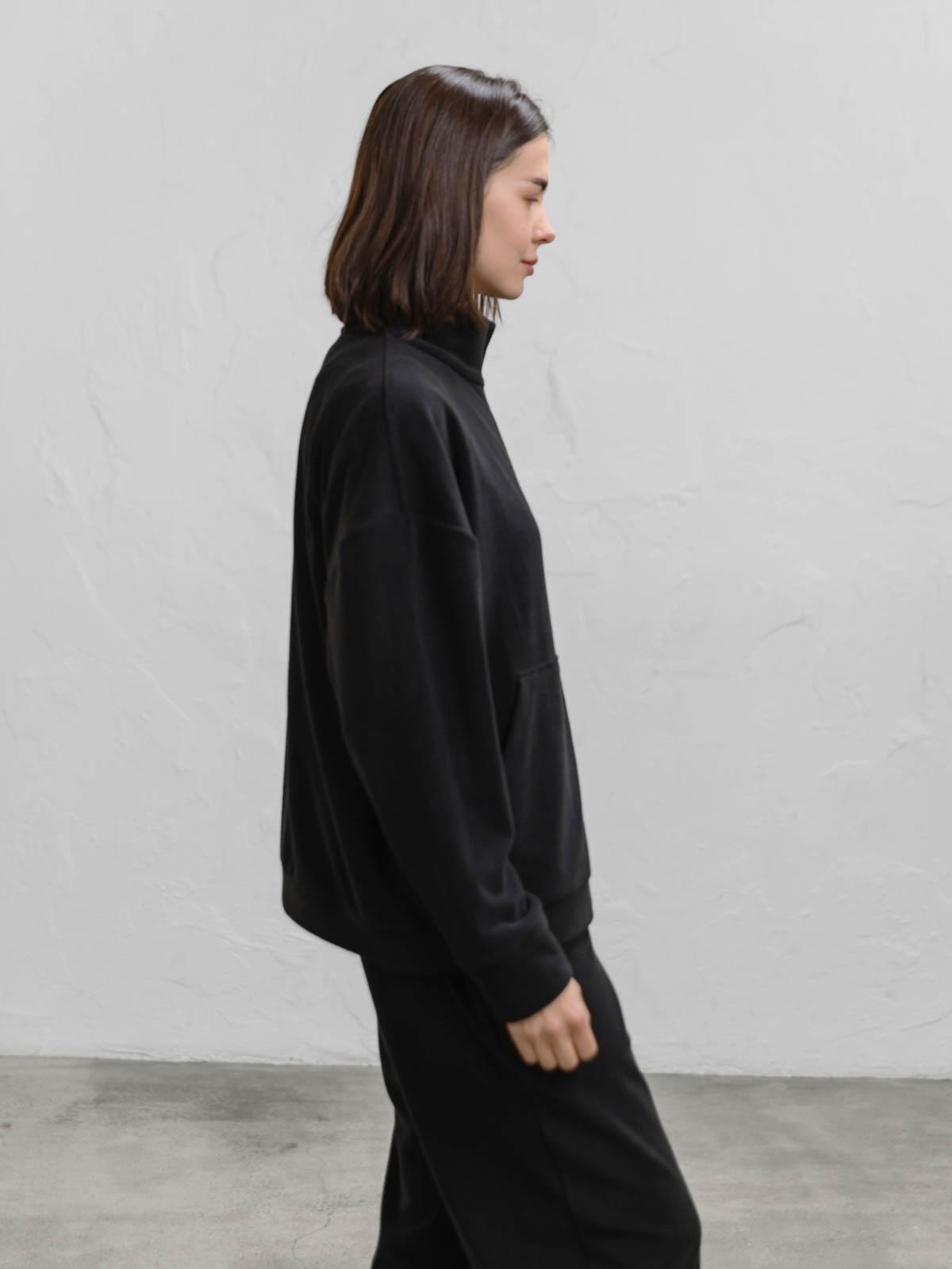 Бомбер женский из флис-плюша FROMUS M/L Черный (2655-2) - фото 5 Бомбер женский из флис-плюша FROMUS M/L Черный (2655-2) - фото 5