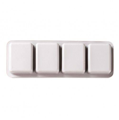 Форма для мыла силиконовая Прямоугольная 4 ячейки (9d7a2d31)