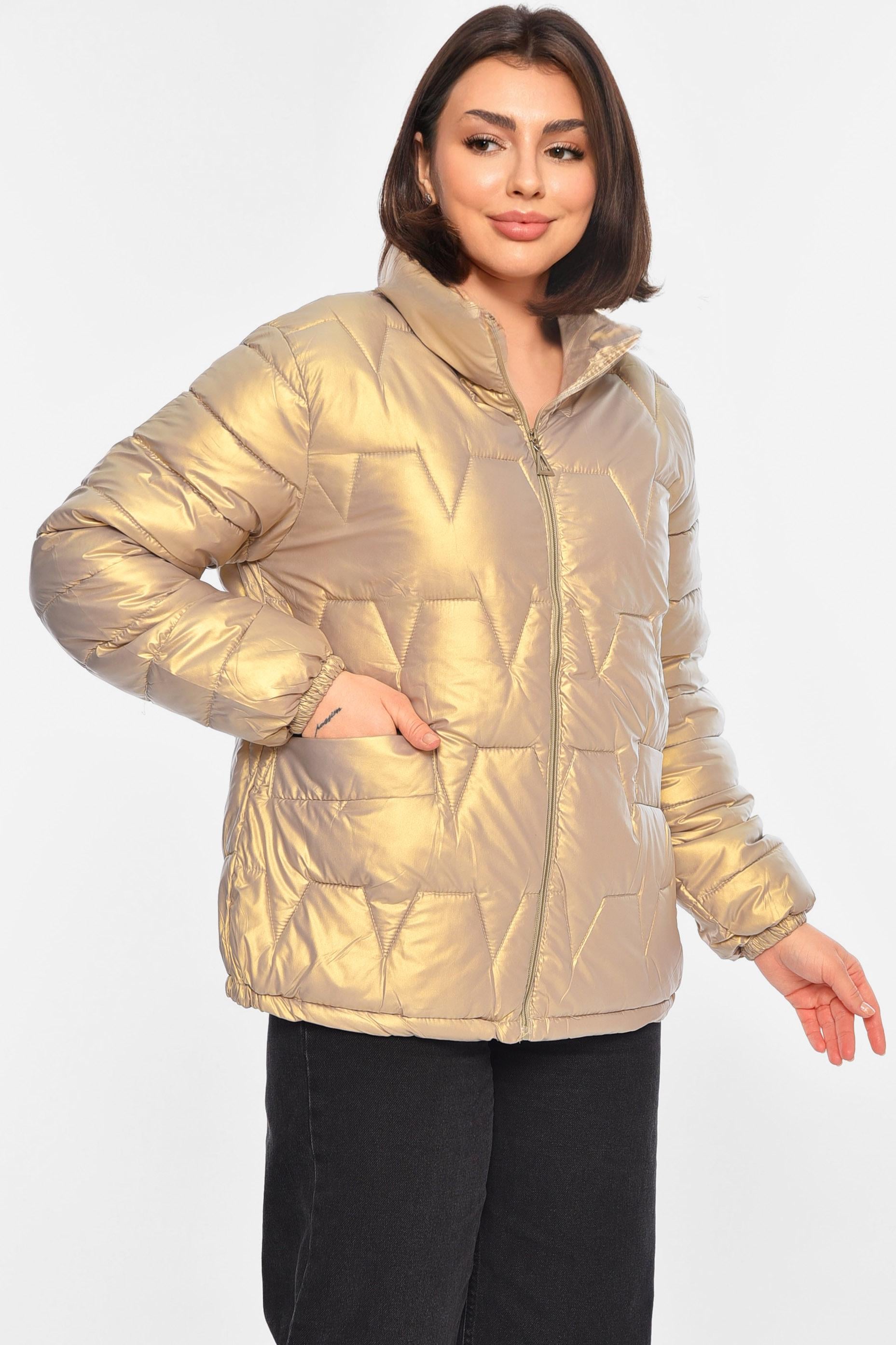 Куртка женская демисезонная M Бежевый (196016) Куртка женская демисезонная M Бежевый (196016)