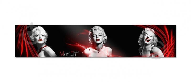 Наклейки кухонный фартук  Zatarga  "Монро" 600х3000 мм Черный (Z180303/2)