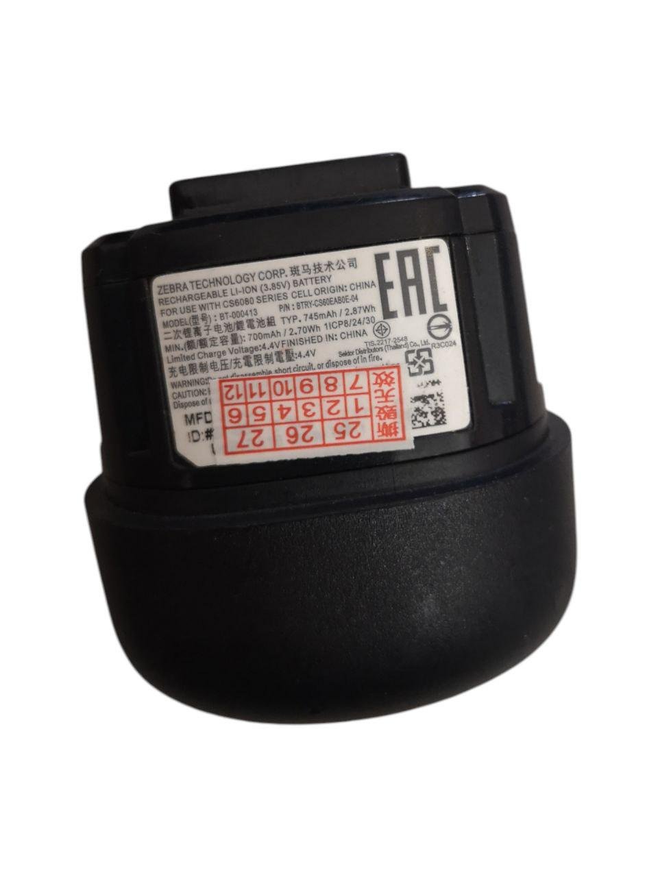 Аккумулятор для Motorola Symbol Zebra CS6080/CS60/BTRY-CS60EABOE-04/BT000413/BT-000413-00 700 mAh 2,87Wh (000012926)