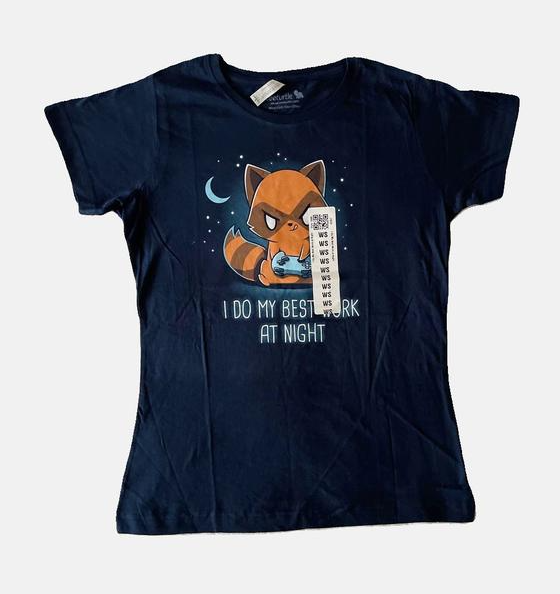 Футболка унісекс TeeTurtle бавовна WS Темно синій (28364958)