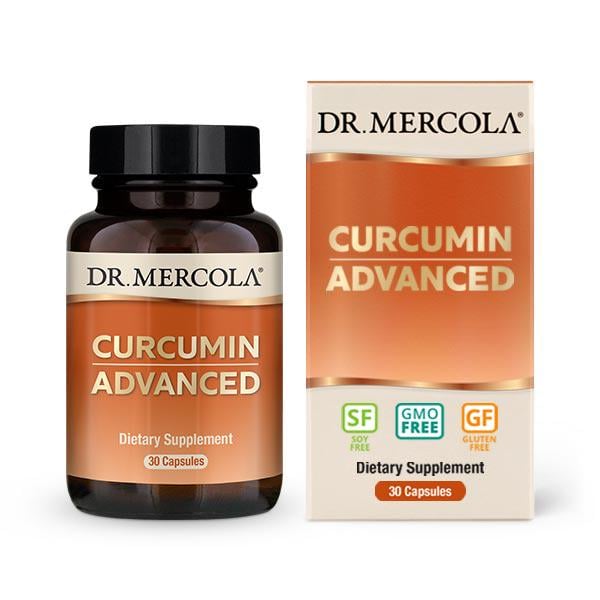 Натуральна добавка Dr. Mercola Curcumin Advanced 30 капс. (7100)