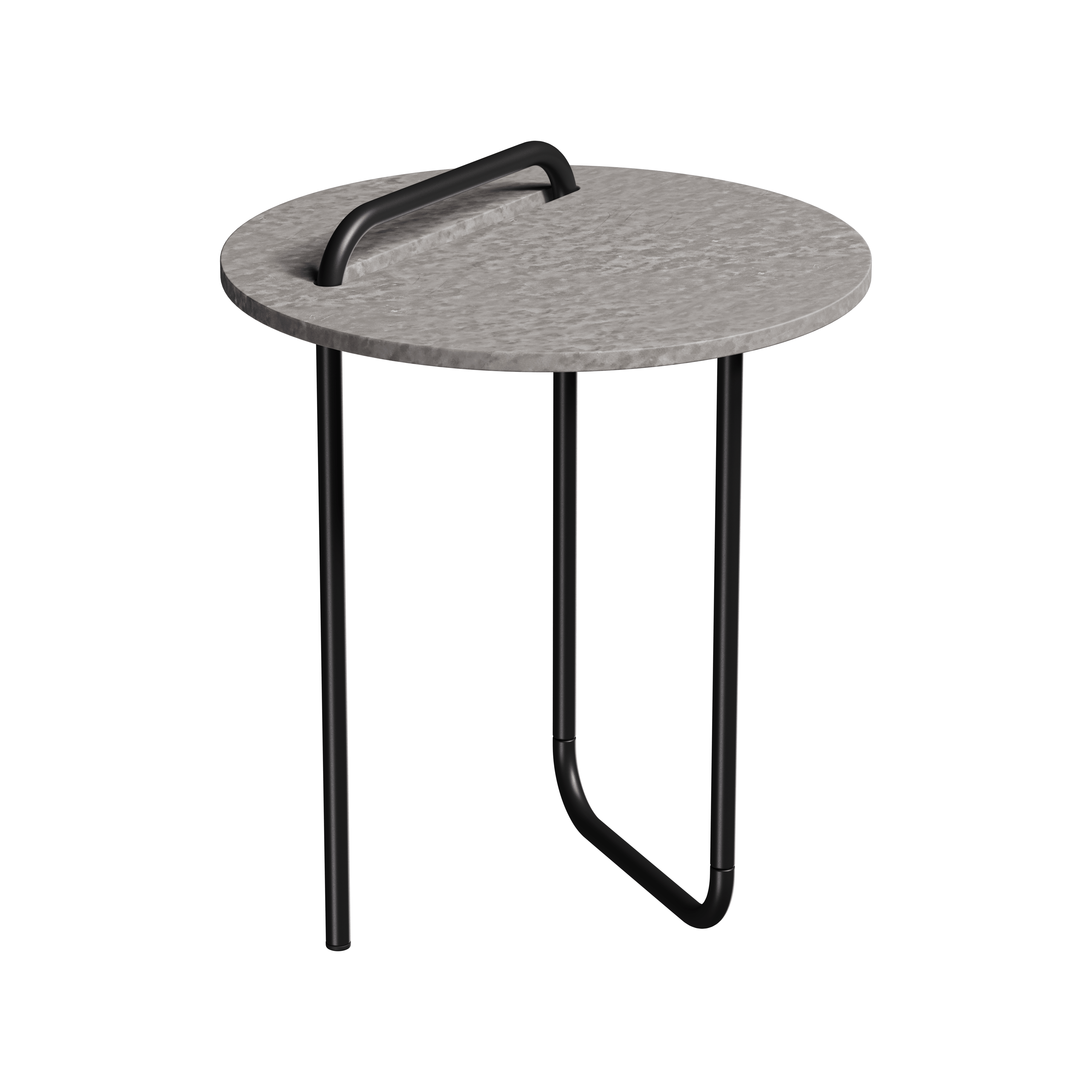 Стіл журнальний Recast Plastic сірий камінь круглий 50 см (CTR50) - фото 1 Стіл журнальний Recast Plastic сірий камінь круглий 50 см (CTR50) - фото 1