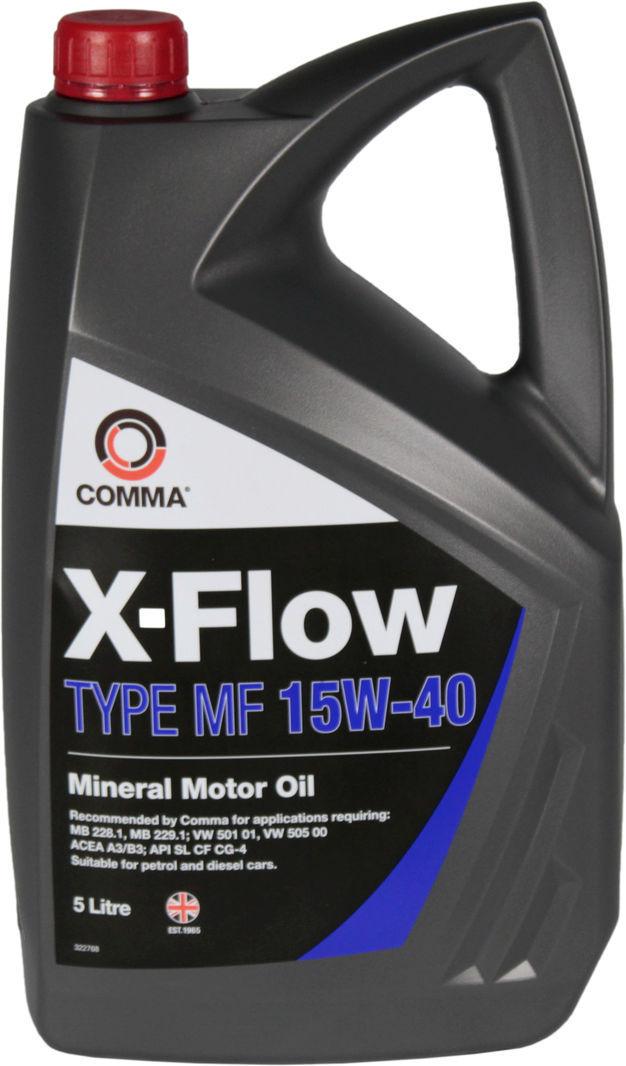Моторное масло COMMA 15W-40 X-Flow Type MF 5 л (1400875)
