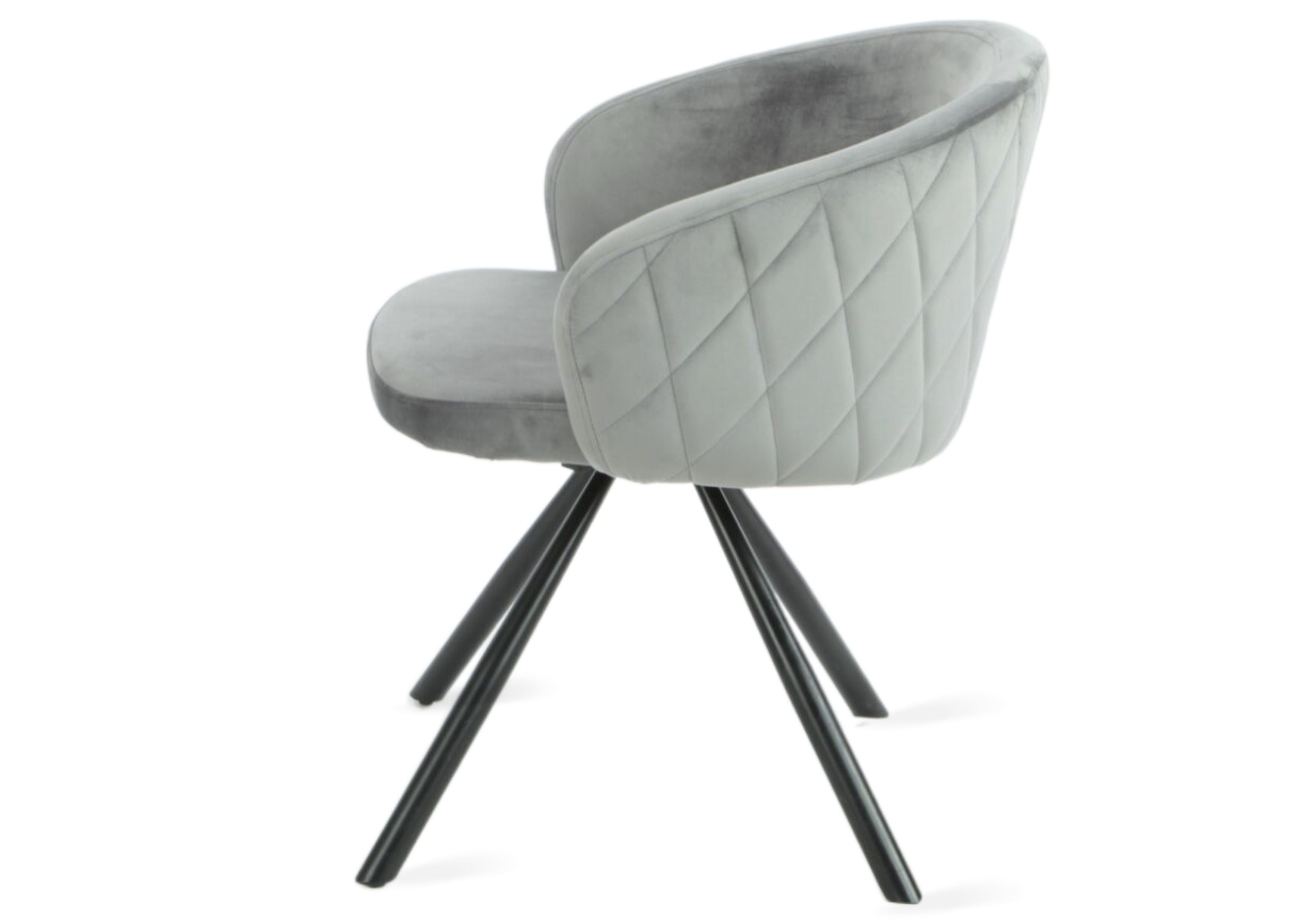 Стул Intarsio Kelly Черный/Серый (12077961) - фото 3 Стул Intarsio Kelly Черный/Серый (12077961) - фото 3