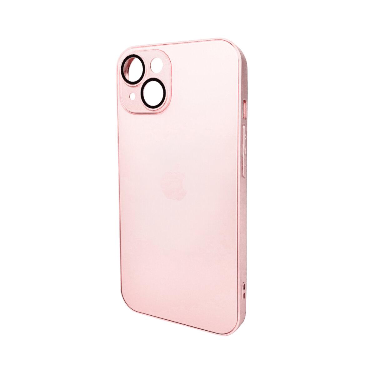 Противоударный чехол для Apple iPhone 14 AG Glass Matt Frame Color / Chanel Pink