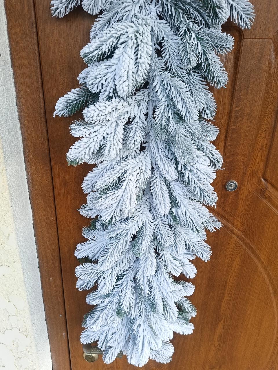 Хвойна гірлянда засніжена лита SGX Елітна 1 м (1494627071) - фото 5 Хвойна гірлянда засніжена лита SGX Елітна 1 м (1494627071) - фото 5