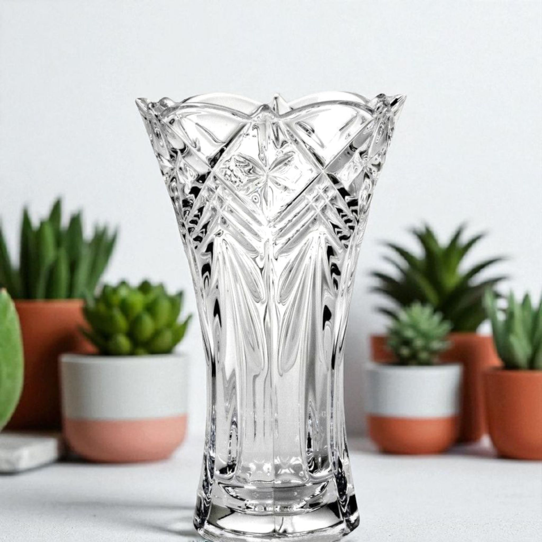 Ваза для квітів Bohemia Taurus Nova 250 мм (89001-99007-250) - фото 2 Ваза для квітів Bohemia Taurus Nova 250 мм (89001-99007-250) - фото 2