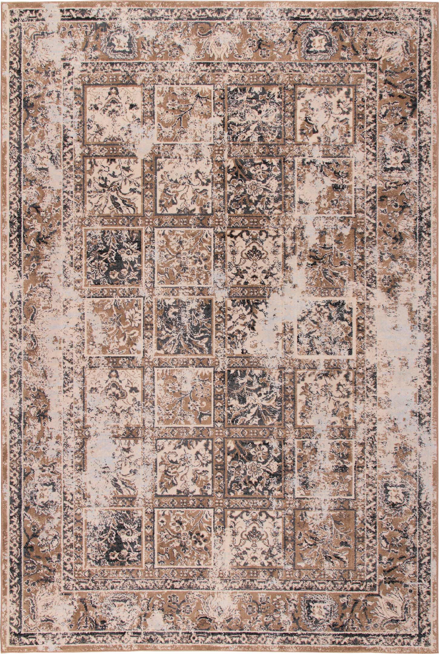 Ковер Karat Prima 21012/319 2x3 м прямоугольный Бежевый/Серый (00-00007549)