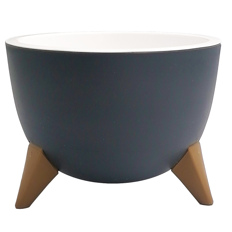 Горшок для цветов Serinova Ufo 10 л 2 шт. Антрацитовый - фото 1 Горшок для цветов Serinova Ufo 10 л 2 шт. Антрацитовый - фото 1